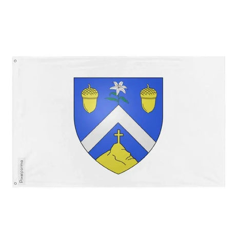 Drapeau boucherville polyester résistant œillets à gauche