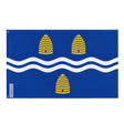 Drapeau brockville polyester résistant œillets à gauche