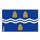 Drapeau brockville polyester résistant œillets à gauche