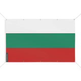 Drapeau bulgarie 10 oeillets en plusieurs tailles (s) - pixelforma