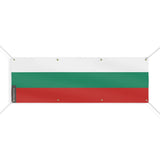 Drapeau bulgarie polyester résistant avec œillets robustes