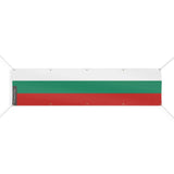 Drapeau bulgarie polyester résistant avec œillets robustes