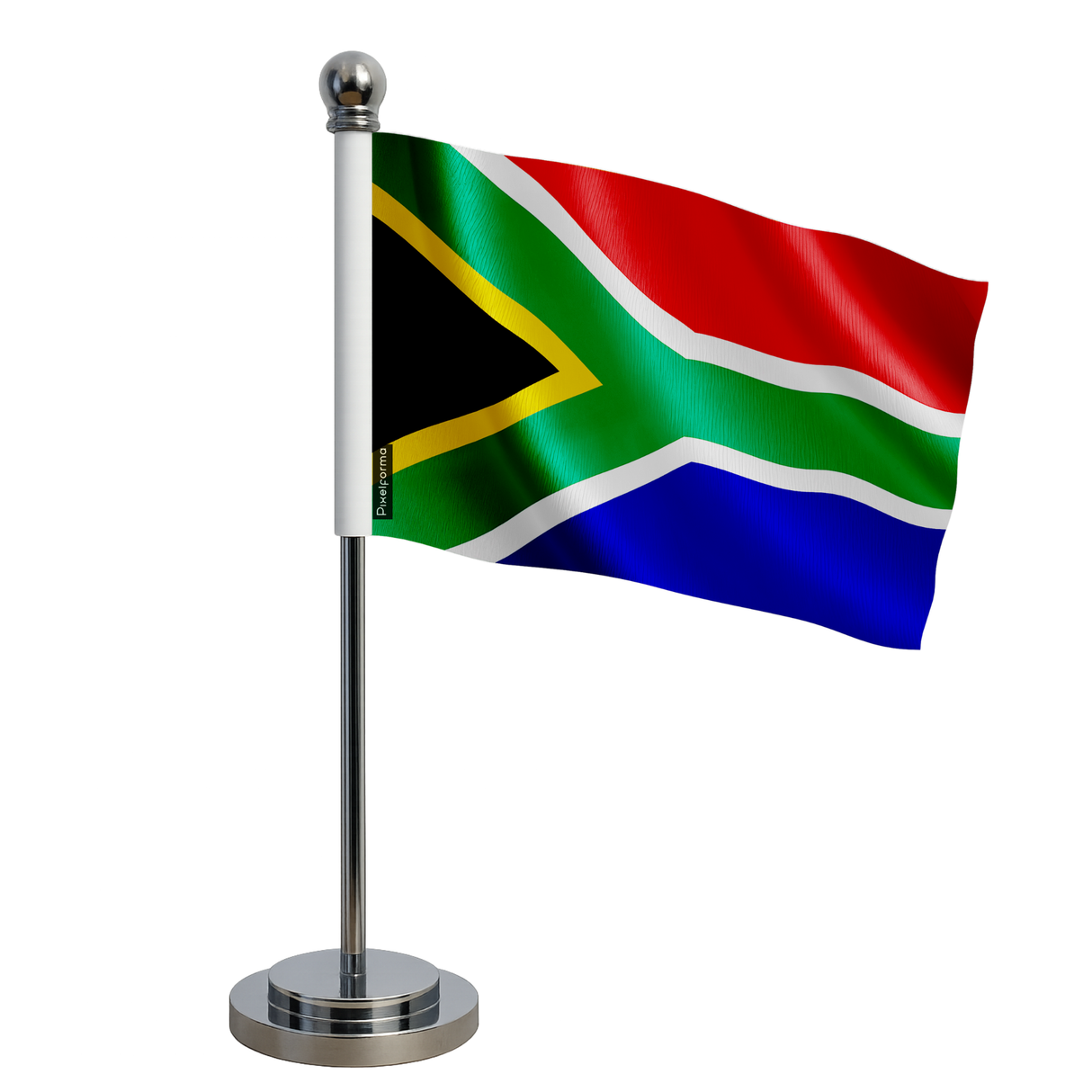 Drapeau bureau afrique du sud en polyester - pixelforma