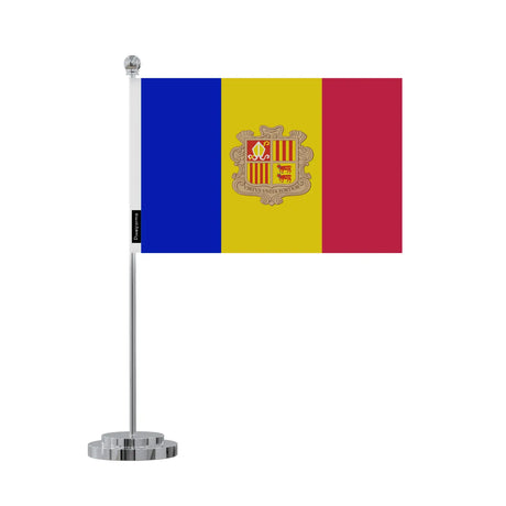 Drapeau bureau andorre en polyester - pixelforma