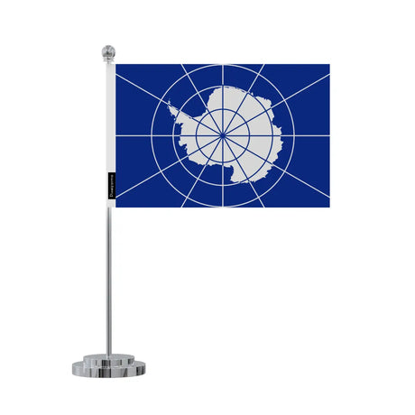 Drapeau bureau antarctique en polyester - pixelforma