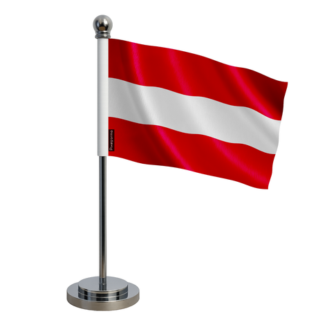 Drapeau bureau autriche en polyester - pixelforma