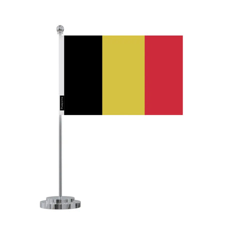 Drapeau bureau belgique en polyester - pixelforma