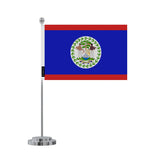 Drapeau bureau belize en polyester - pixelforma