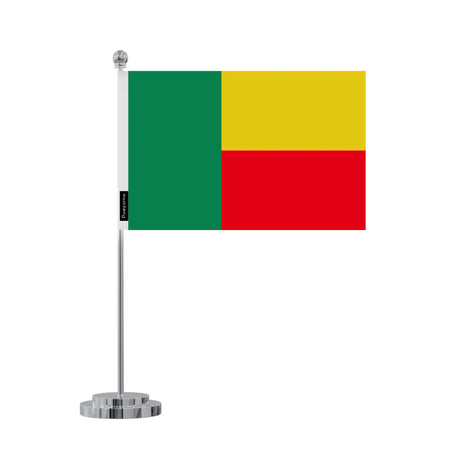 Drapeau bureau bénin en polyester - pixelforma