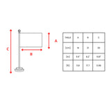 Drapeau bureau birmanie en polyester - pixelforma