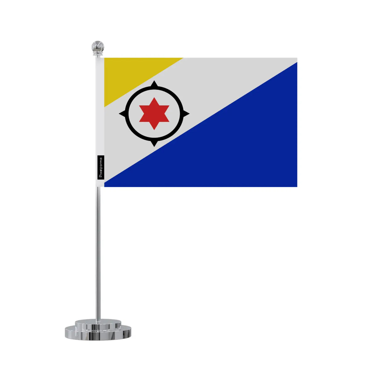 Drapeau bureau bonaire en polyester - pixelforma