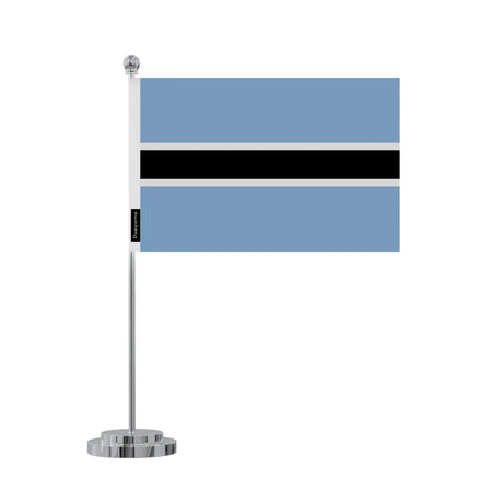 Drapeau bureau botswana en polyester - pixelforma