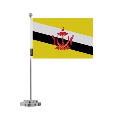 Drapeau bureau brunei en polyester - pixelforma