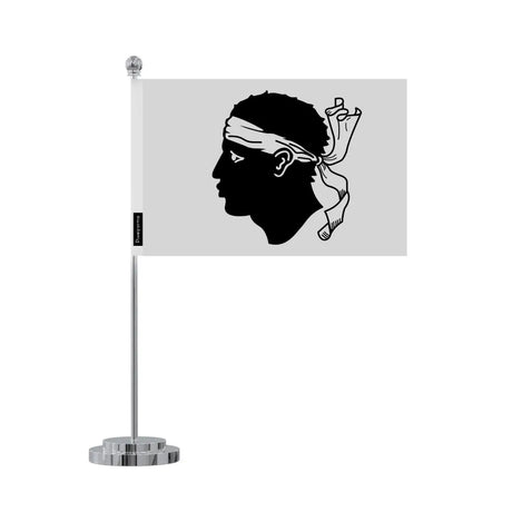 Drapeau bureau corse en polyester - pixelforma