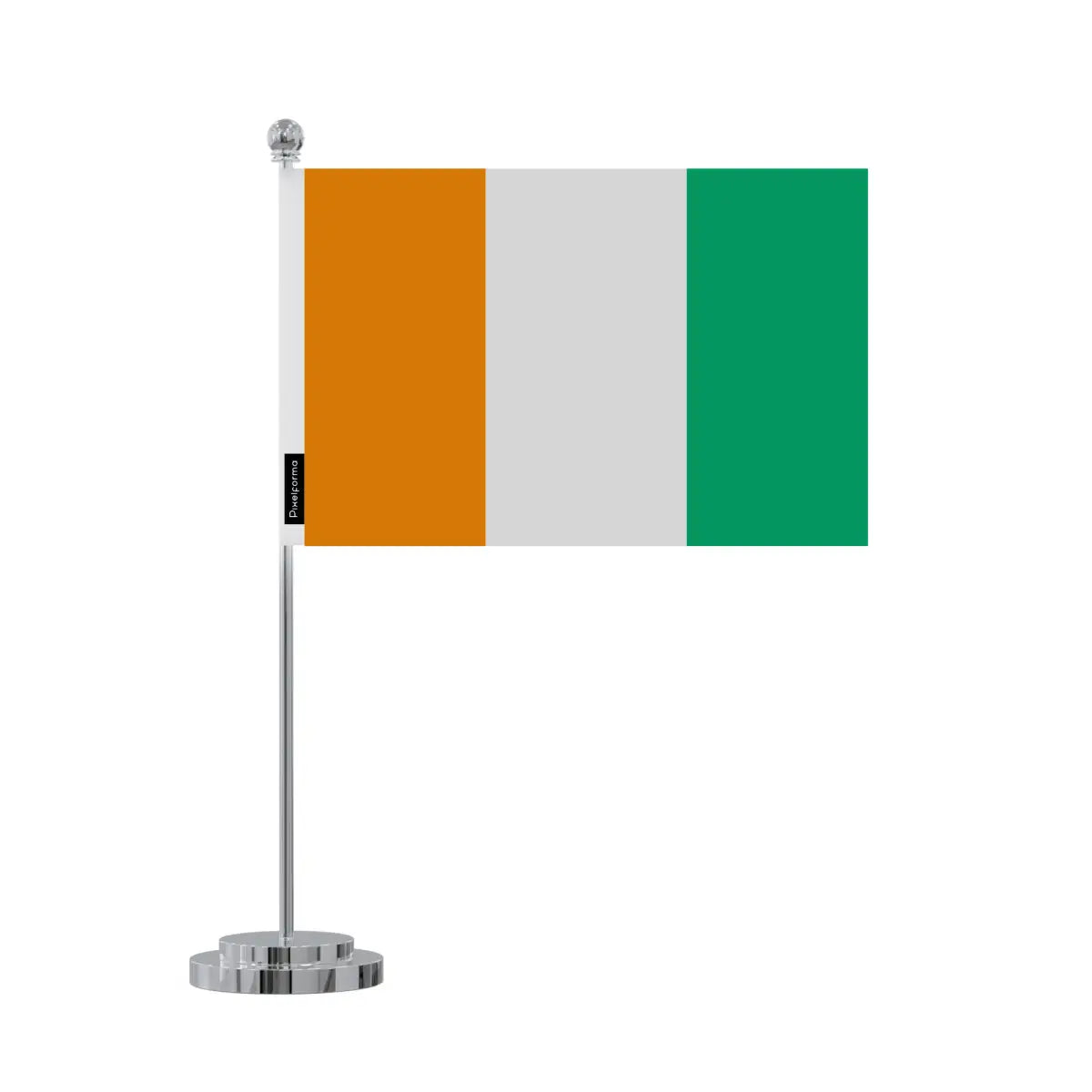 Drapeau bureau Côte d'Ivoire en Polyester - Pixelforma 