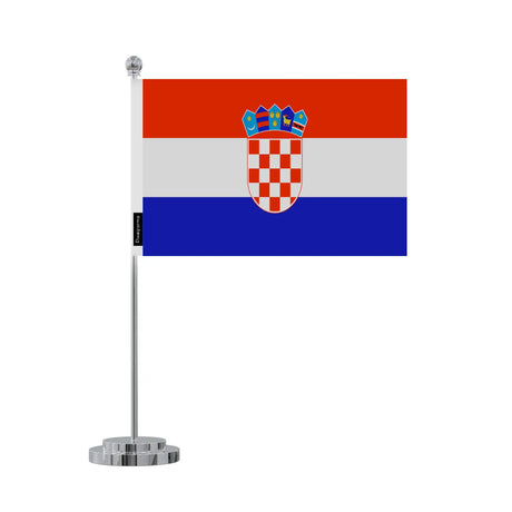 Drapeau bureau croatie en polyester - pixelforma