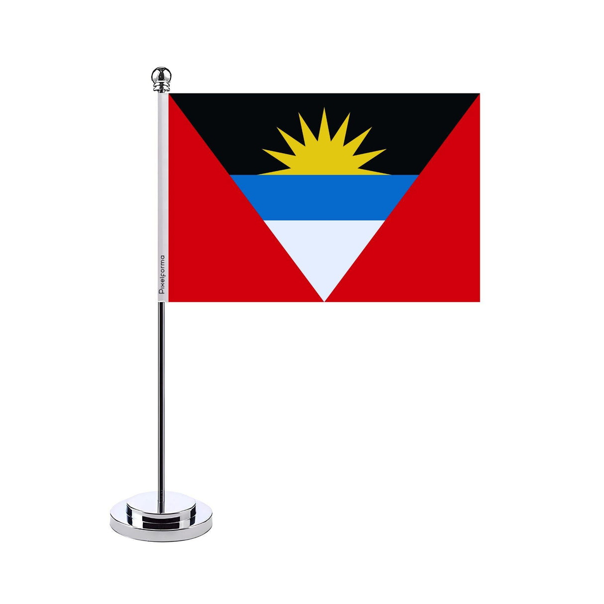 Drapeau bureau d'Antigua-et-Barbuda - Pixelforma