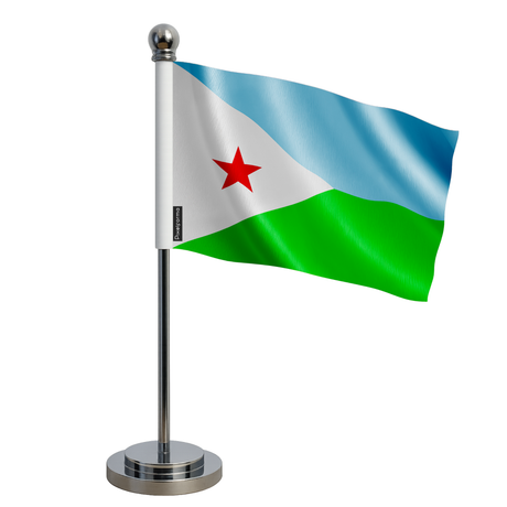 Drapeau bureau djibouti en polyester - pixelforma