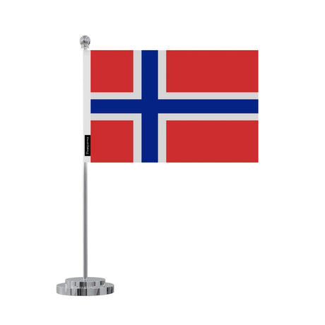 Drapeau bureau du svalbard et de jan mayen en polyester - pixelforma