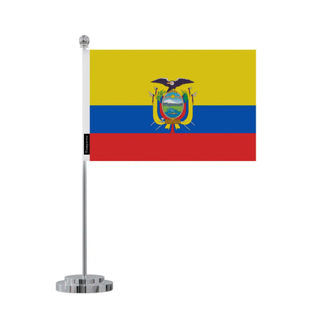 Drapeau bureau équateur en polyester - pixelforma