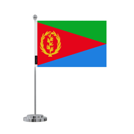 Drapeau bureau érythrée en polyester - pixelforma