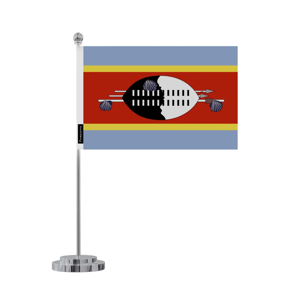 Drapeau bureau eswatini en polyester - pixelforma