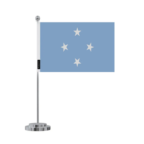Drapeau bureau états fédérés de micronésie en polyester - pixelforma