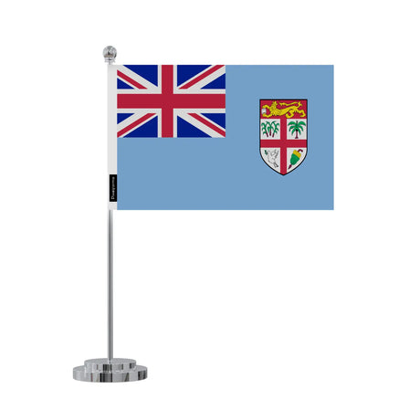 Drapeau bureau fidji en polyester - pixelforma