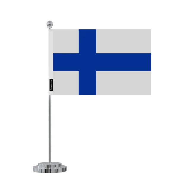 Drapeau bureau finlande en polyester - pixelforma