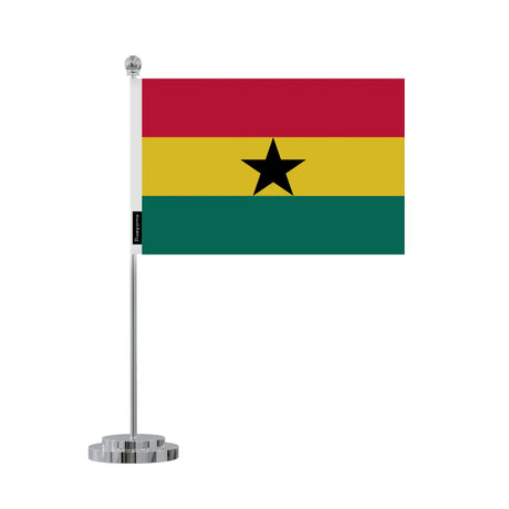 Drapeau bureau ghana en polyester - pixelforma