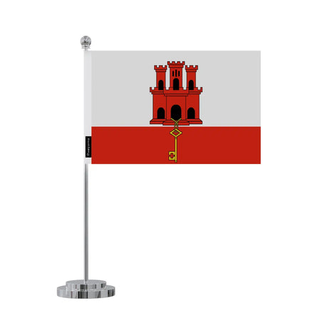 Drapeau bureau gibraltar en polyester - pixelforma
