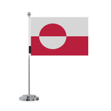 Drapeau bureau groenland en polyester - pixelforma