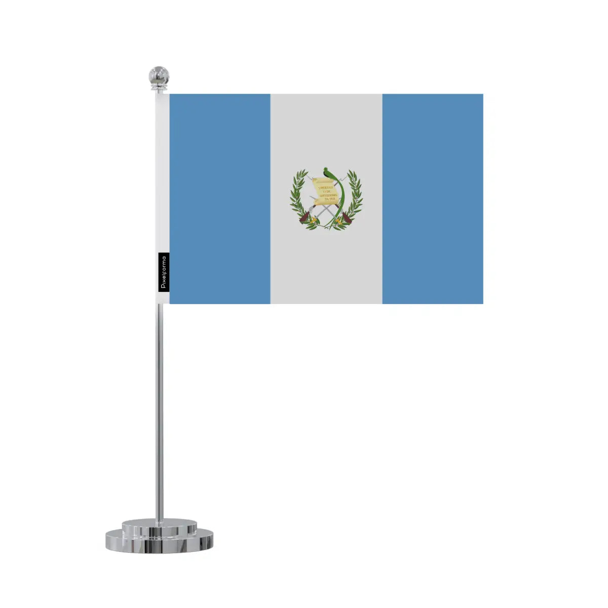 Drapeau bureau guatemala en polyester - pixelforma