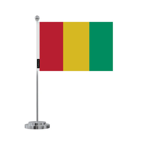 Drapeau bureau guinée en polyester - pixelforma