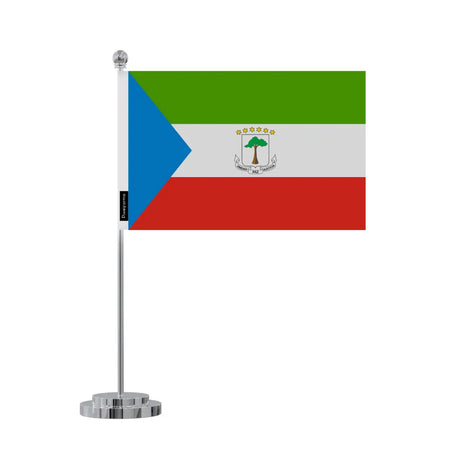 Drapeau bureau guinée équatoriale en polyester - pixelforma
