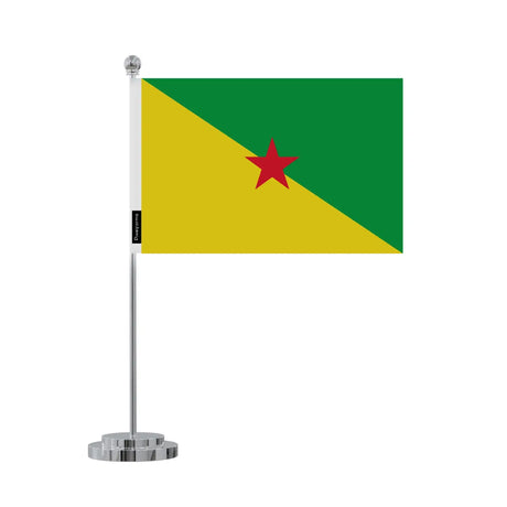 Drapeau bureau guyane en polyester - pixelforma