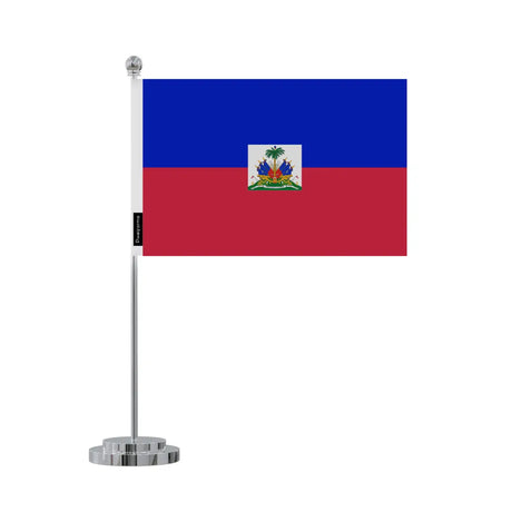 Drapeau bureau haïti en polyester - pixelforma