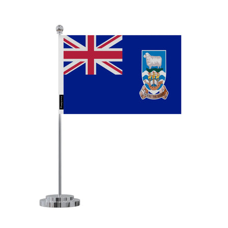Drapeau bureau îles malouines en polyester - pixelforma