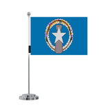 Drapeau bureau îles mariannes du nord en polyester - pixelforma