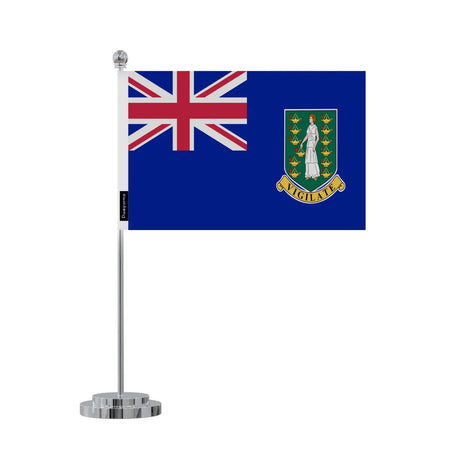 Drapeau bureau îles vierges britanniques en polyester - pixelforma