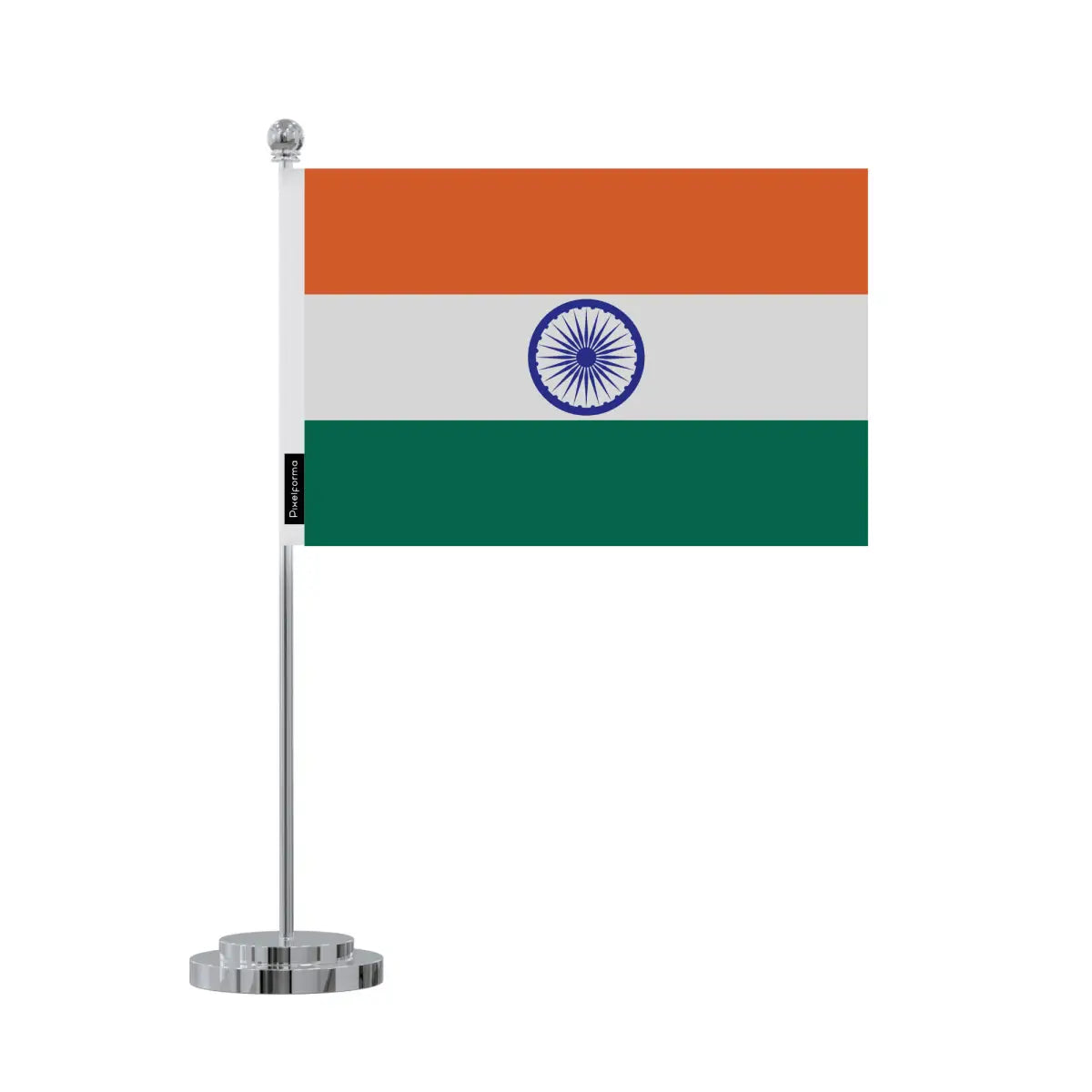 Drapeau bureau inde en polyester - pixelforma
