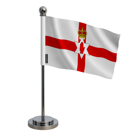 Drapeau bureau irlande du nord en polyester - pixelforma