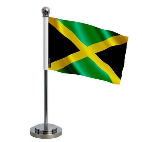 Drapeau bureau jamaïque en polyester - pixelforma