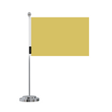 Drapeau bureau jaune en polyester - pixelforma
