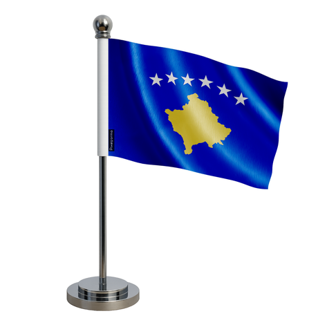 Drapeau bureau kosovo en polyester - pixelforma