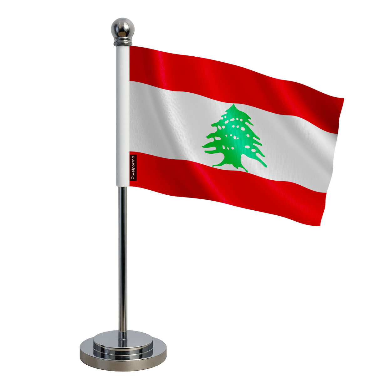 Drapeau bureau liban en polyester - pixelforma