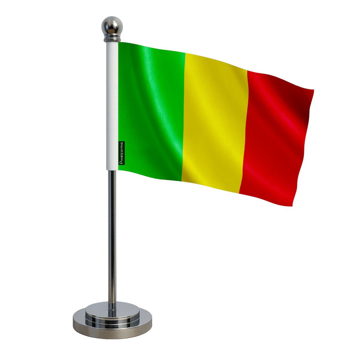 Drapeau bureau mali en polyester - pixelforma
