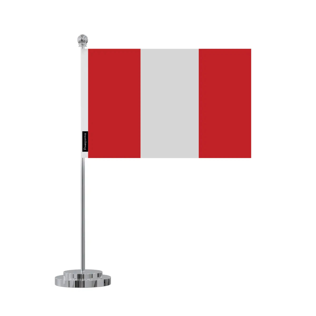 Drapeau bureau pérou en polyester - pixelforma