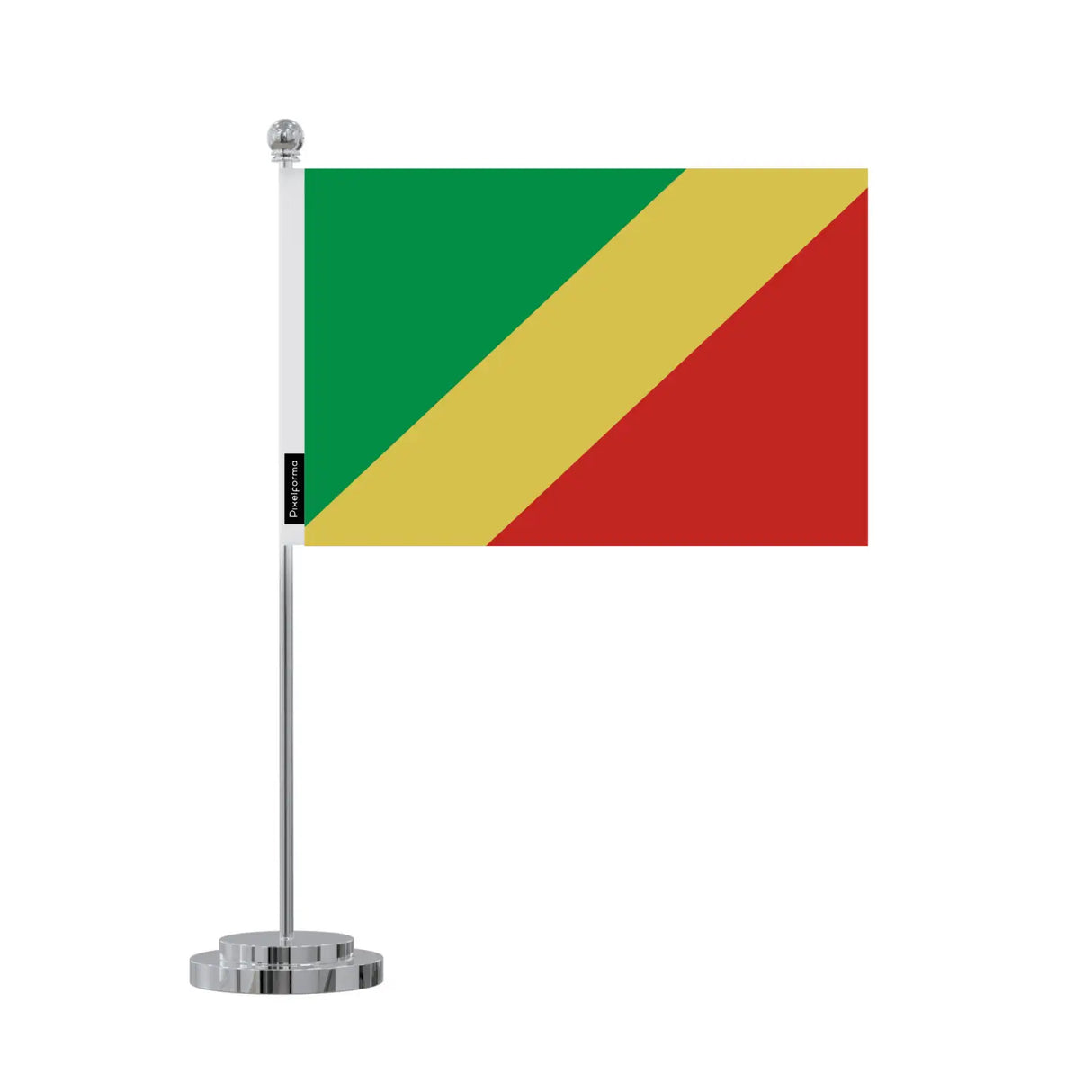 Drapeau bureau république du congo en polyester - pixelforma