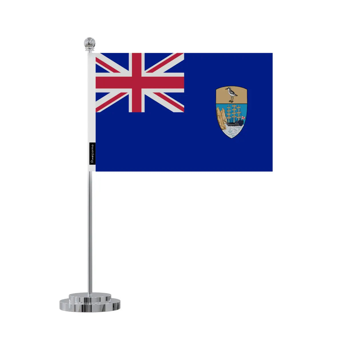 Drapeau bureau Sainte-Hélène, Ascension et Tristan da Cunha en Polyester - Pixelforma 